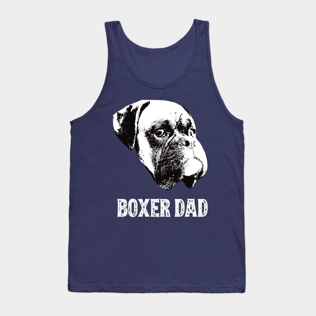 Boxer Dog Dad Tank Top by DoggyStyles